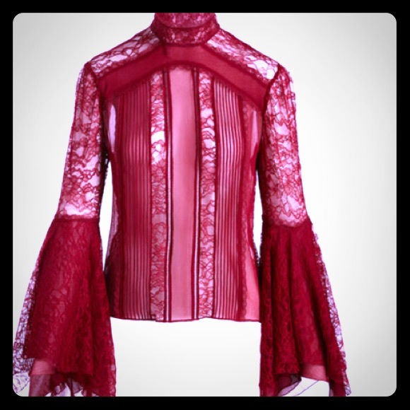 Alice + Olivia
Ivy Handkerchief Lace Top - Picture 5 of 6